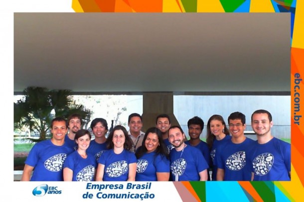 Equipe de jornalista multimídia da EBC