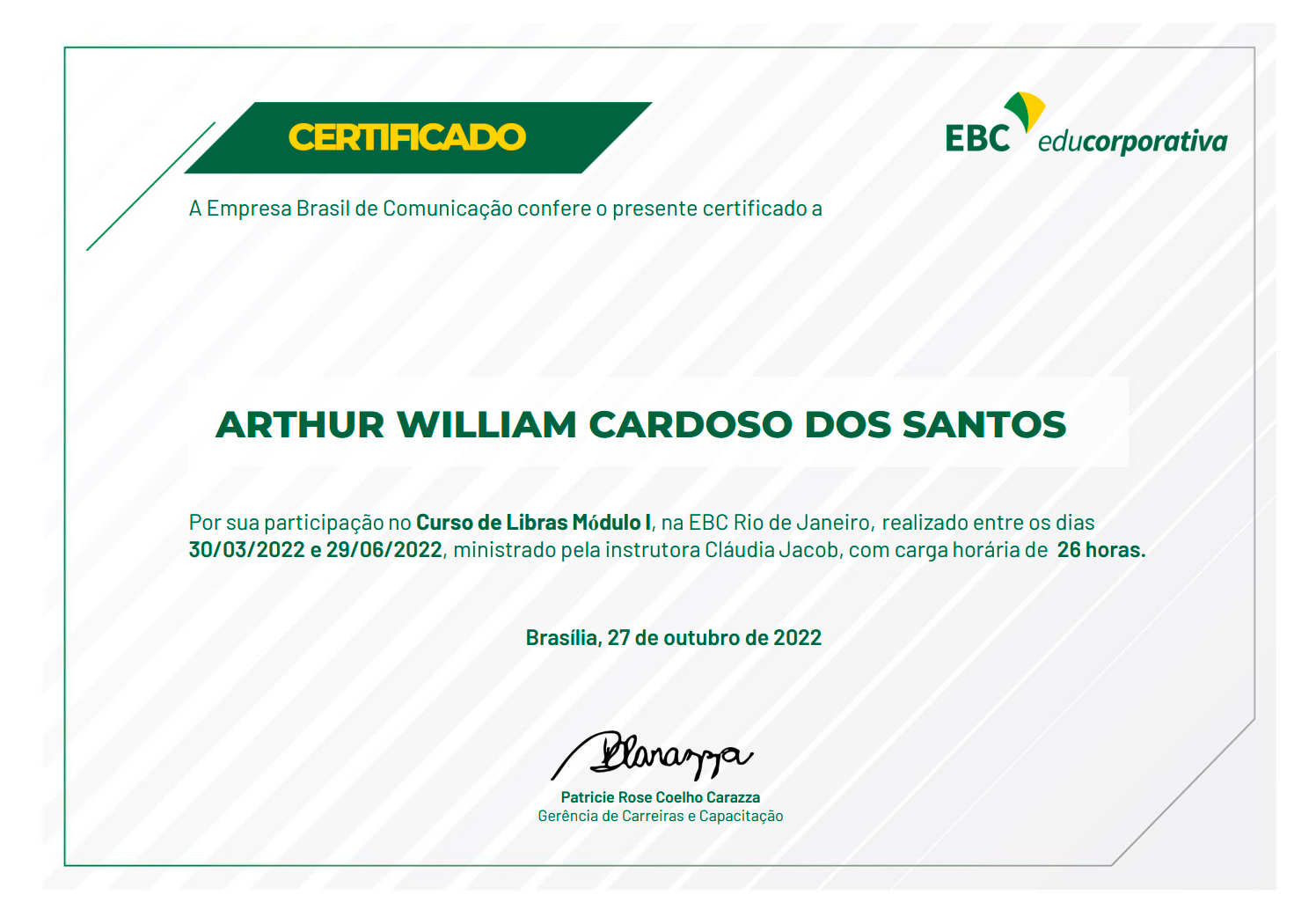 Curso Libras ebc lingua brasileira de sinais